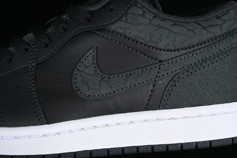All categories Air Jordan Jordan series basketball shoes Air Jordan 1 Low G version pure original Air Jordan 1 Low AJ1 Joe 1 all black burst pattern low-top cultural casual sneakers FB9907-001